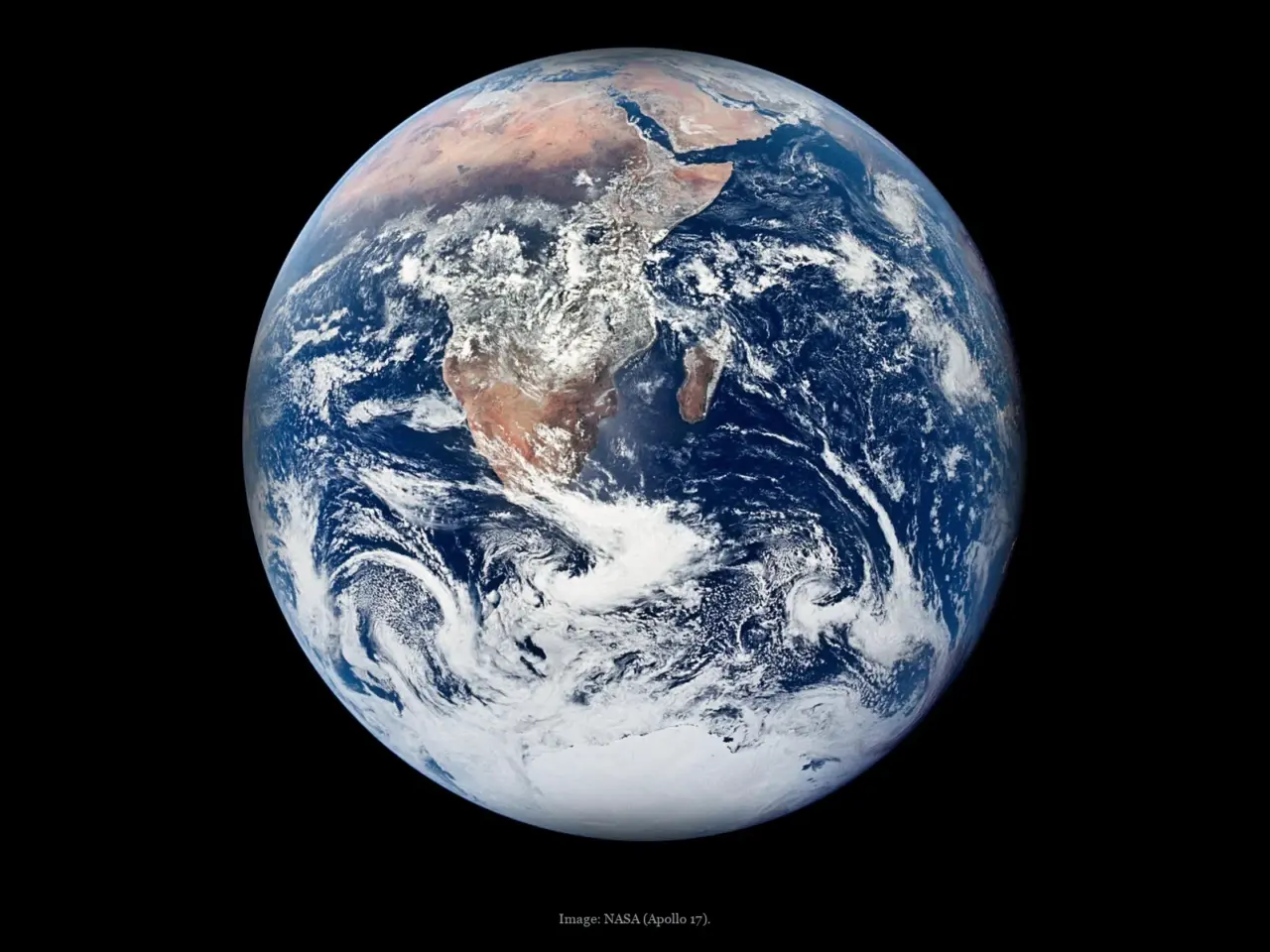 Earth (Rocky planet), a real image