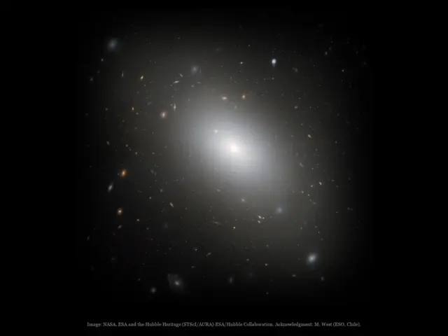 Elliptical galaxy (NGC 1132), a real image