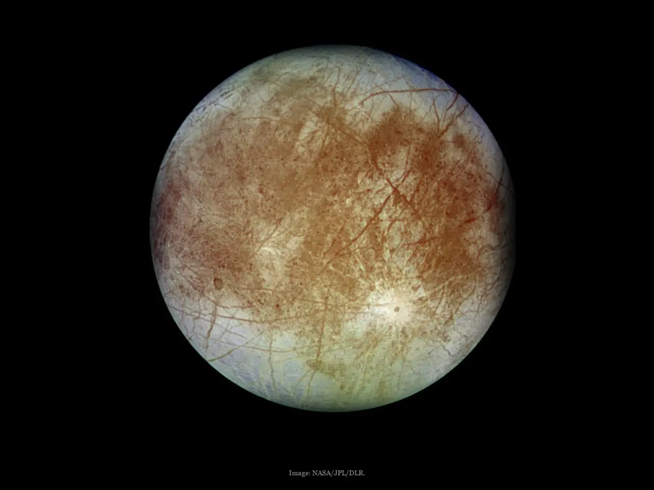 Europa (Moon of Jupiter), a real image