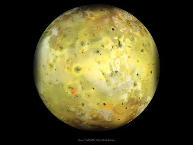 Io (Moon of Jupiter), a real image