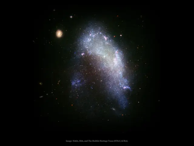 Irregular galaxy (NGC 1427A), a real image