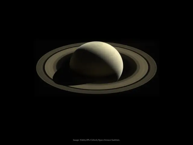 Saturn (Gas giant), a real image